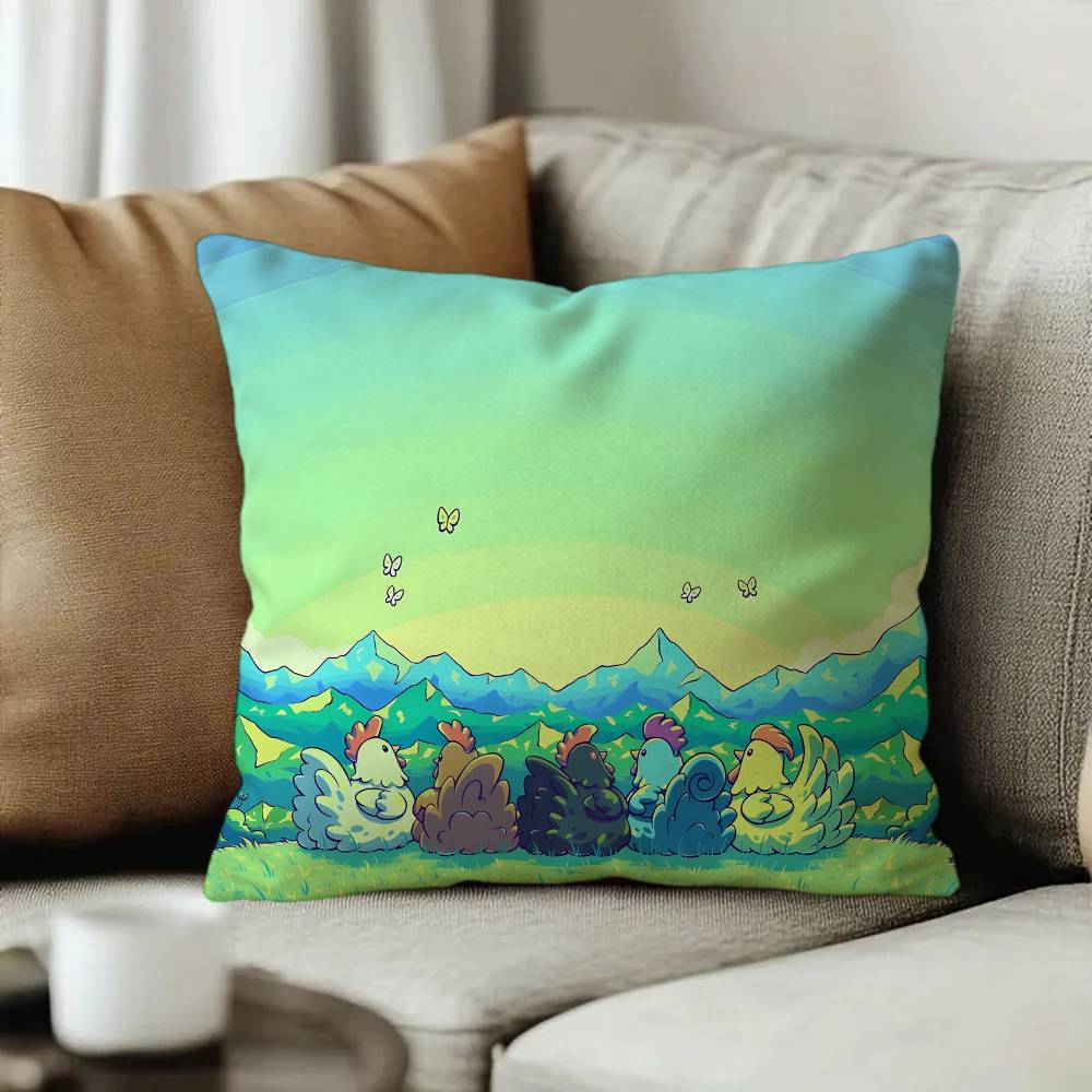 Anime Game Stardew Valley Pillow Cover Design cushion Cover decor Holiday Decorati