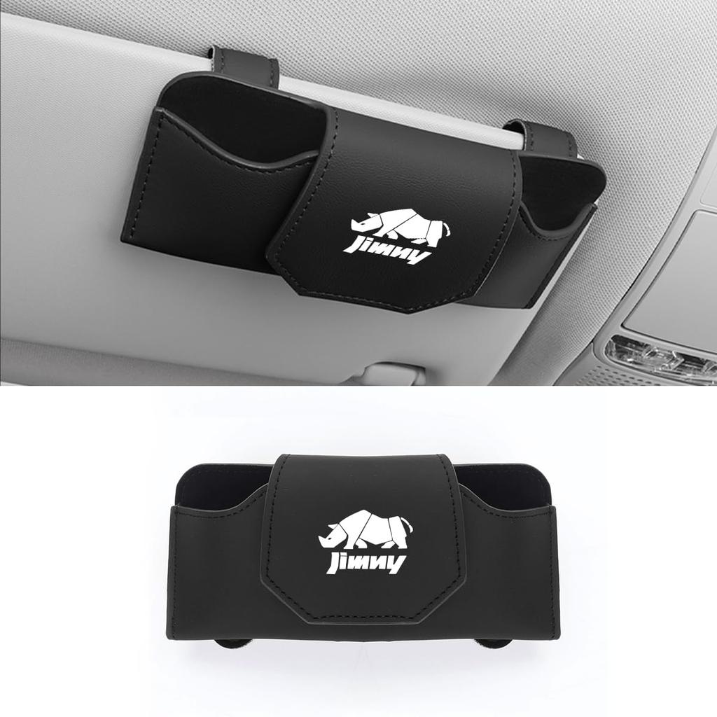 JIMNY Sunglasses Glasses Eyeglass Storage Box for All Protects Easy Leather Sun Car Car Accessories Jimny Holder, Holder, Jimny, Nomad, Sierra, JB74,