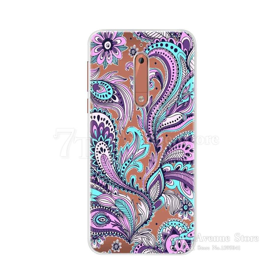 For Nokia 5 Case 5.2" Cartoon Soft Silicone TPU Phone Case For Nokia 5 Nokia5 Global Dual TA-1024 TA-1053 TA-1044 Back Cover
