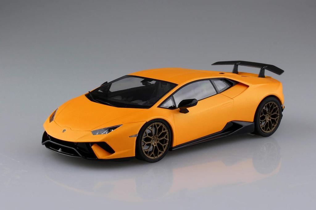 Aoshima Bunka Kyozai Supercar Series 27 Lamborghini Performante Plastic Model Kit 1/24 No. Huracán