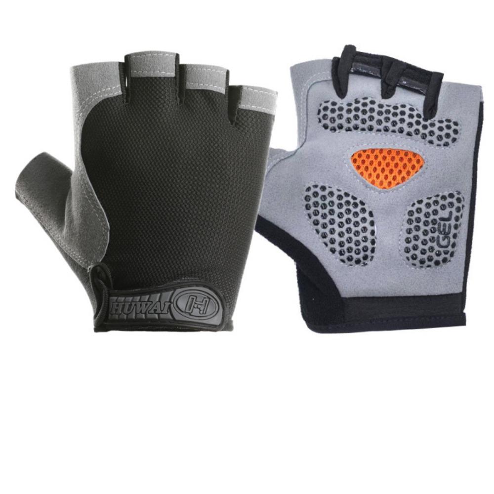 Summer mesh bicycle half finger outdoor sports cycling gloves breathable non-slip sun protection men's and women's models
