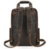 Luxry Brand Designer Leather Backpack Large Capacity Travel Bag Of Men Male Vintage Fashion Backpack for 15.6 Computer Drop Ship