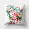 Halloween Floral Skull Print Cushion Cover Polyester Decorative Pillow Cover For Home Sofa Bed Nordic Style Pillow Case 45X45Cm