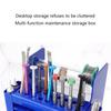 Plastic Storage Box Tweezer Screwdriver Business Card Storage Box for Mobile Phone Repair Desk Desktop Finishing Storage