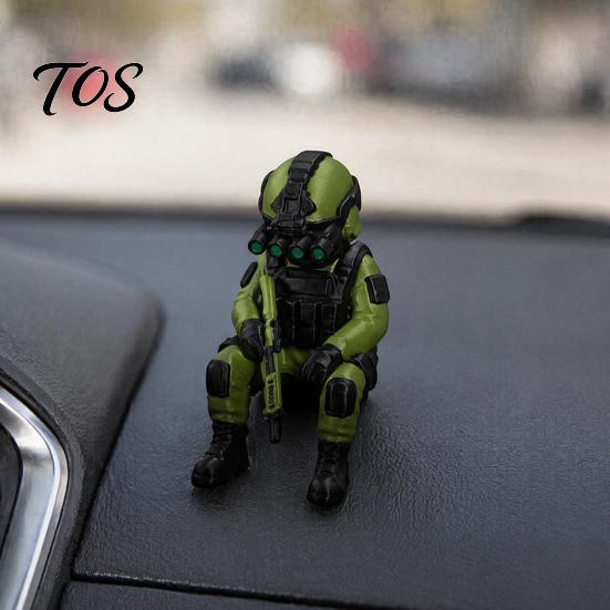 Military Hobbyist Gift 3D Printed Soldier Desktop Figurine, Model, Miniature Action Figure Ornament for Home Office Car Decor And Lovers Collectible