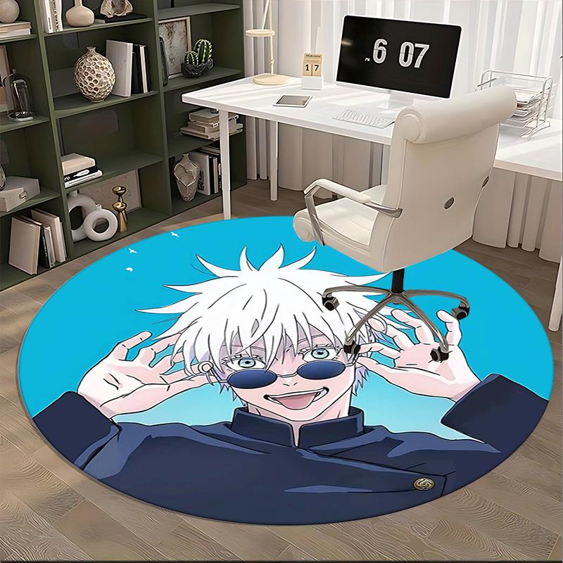 Hunter x Hunter,Gon Freecss Chair mat Round Rug Office carpet, Non slip, Suitable for Living Rooms, Bedrooms Decor 1205653a