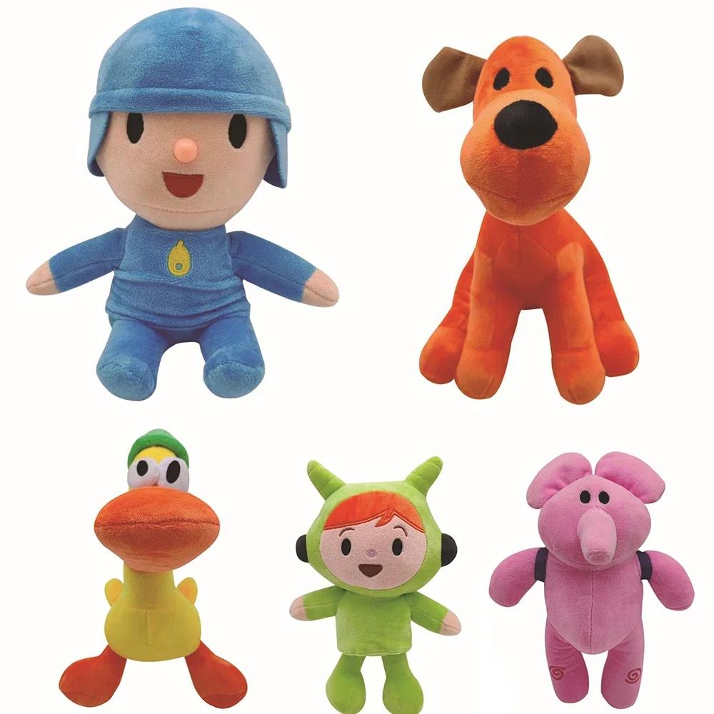 **25cm New Pocoyo Plush Doll Kawaii Little P Youyou Peluche Barto Duck Puppy Lula Ellie Elephant Plush Toys Children's Toys