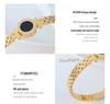 Rose Gold Roman Numeral Titanium Steel Bracelet for Women – Elegant, Versatile & Vintage European-American Style