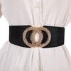 And Stylish Comfortable Black Elastic Waist Belt For Women Ideal For Dressy Wear Casual