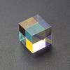 Funny Mixing Color Cube Sun Catcher Rainbow Crystal Cubes Durable Optical Dispersion Prism  Office