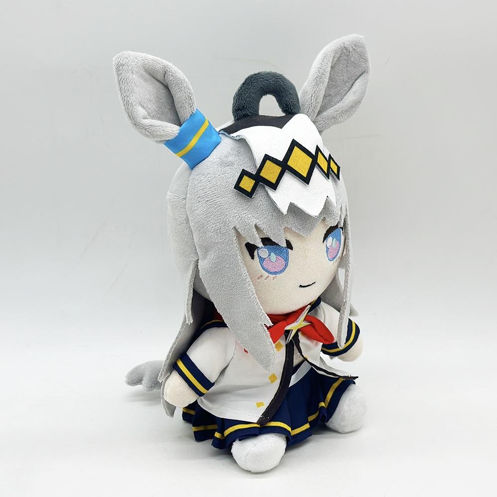Anime Agnes Tachyon Cartoon Uma Musume Plush Toy Cute Stuffed Plushie Pillow Doll for Kid Birthday Christmas Gift