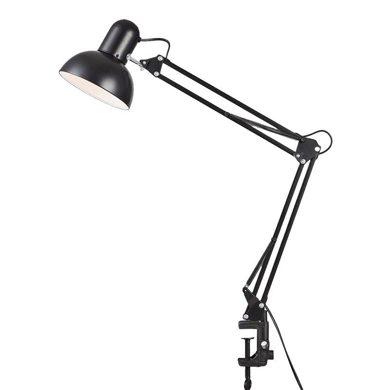 LED Adjustable Eye-Friendly Desk Lamp for Study, Reading, and Work with Long Arm and Clip, Ideal for Eyelash Extensions and Manicures.