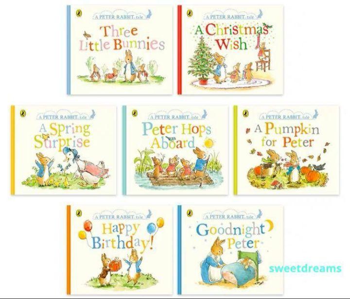 [USED] The Story of Peter Rabbit 7-book Set English Picture Book
