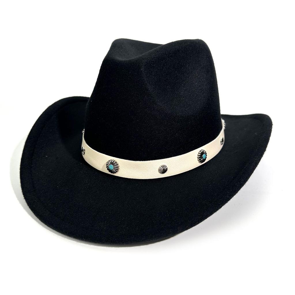 Popular Western Cowboy Hat European And American Style Men'S And Women'S Party Party Top Hat Spring And Autumn Sunshade Sunscreen Jazz Hat