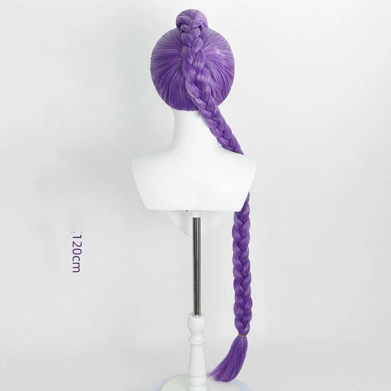 KPop Demon Hunters Superstar Rumi Wig Cosplay Rumi Hair Halloween Party Roleplay Heat Resistant Synthetic Wig Carnival Prop