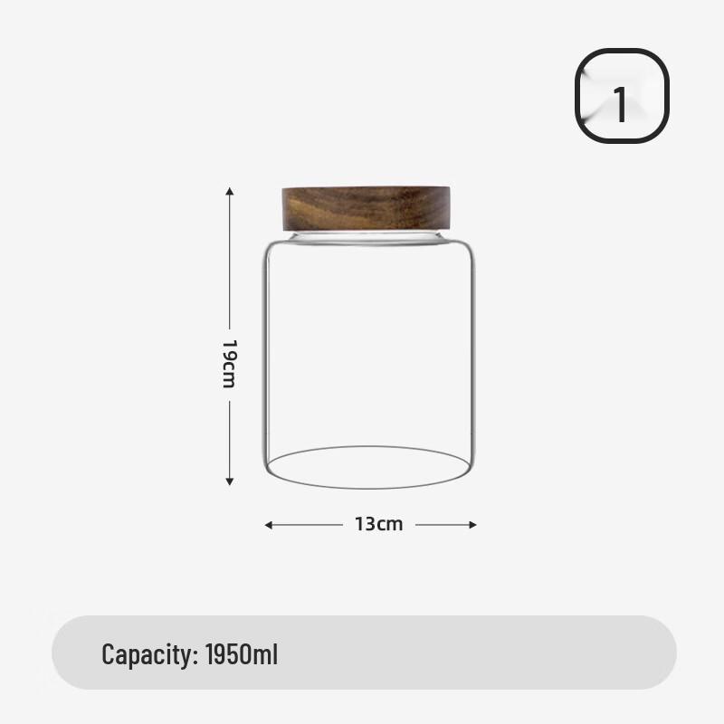 

Food-Grade Screw-Top Glass Storage Jar