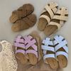 2025 Spring and Autumn New Fashion Versatile Fashion Simple One Pedal Baotou Comfortable Beach Sandals Slippers Women