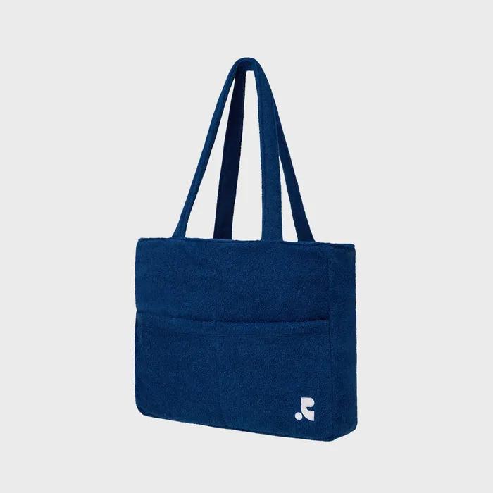 TERRY BEACH BAG (BLUE)