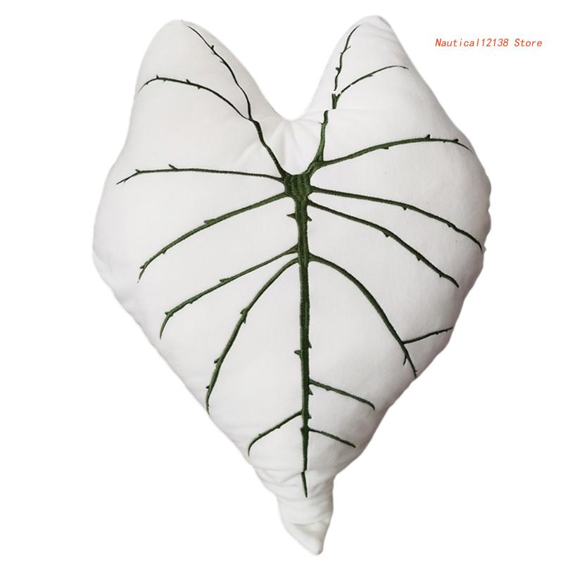 

Подушка с зеленым листом, декоративная подушка с зелеными растениями, украшения для дома, спальни, гостиной, украшения 55KF