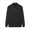 Septwolves Men's Long Sleeve Business Casual Polo Shirt