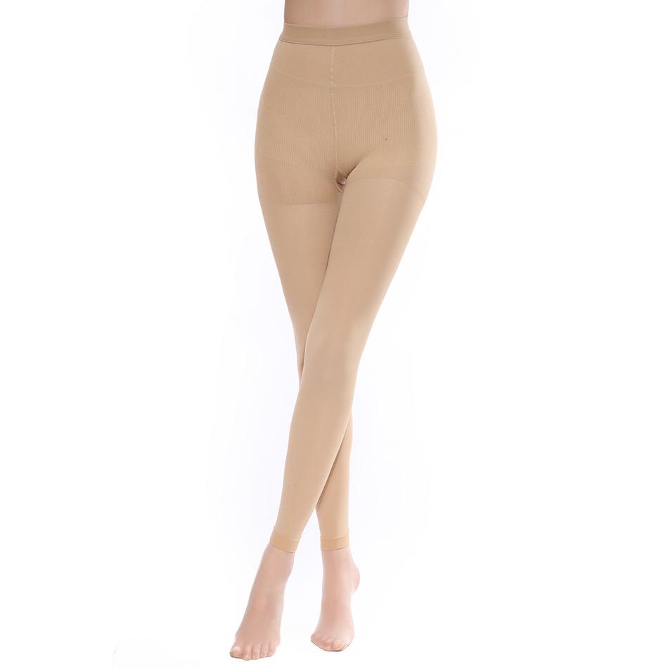 680D Medium-Thick Slimming Compression Leggings for Spring and Autumn - Elastic Beautiful Leg Socks Made in Japan
