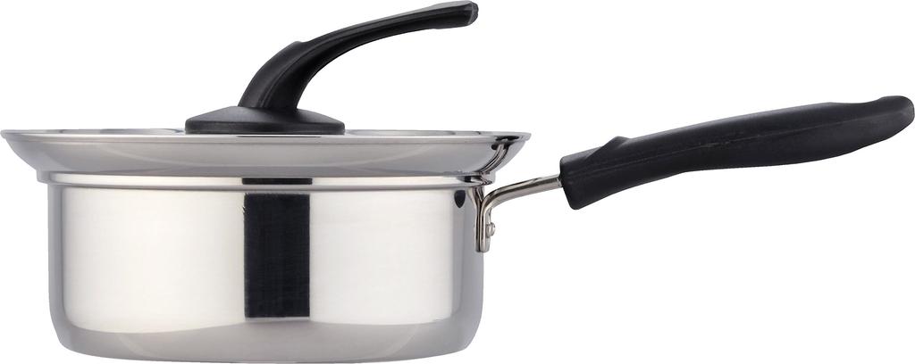 Wahei Freiz 18cm Spill-Resistant Saucepan (KR-7863) - Suitable for Noodles, Stews, and Boiling - Induction and Gas Cooktops