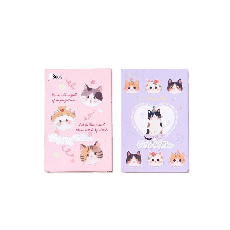 Cat Paradise Silver Stamped Postcard – Cute Pet Theme Gift & Decoration