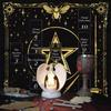 Reading Card Astrologys Tablecloth Altars Cloth Square Divinations Cards Table Cloth Witchcrafts Deck Cloth Enduring