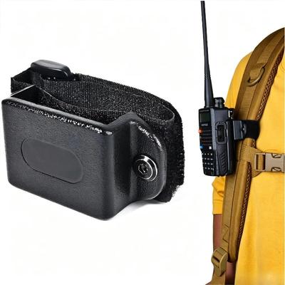 Walkie Talkie Quick Release Bracket Adjustable For Backpack Outdoor Radio Holder
