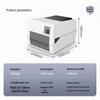 Deli 820T Thermal Transfer Label Printer CN plug (adapter included)