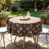 Kitchen Dining Table Living Room Home Use Cotton Fabric Round Tablecloth