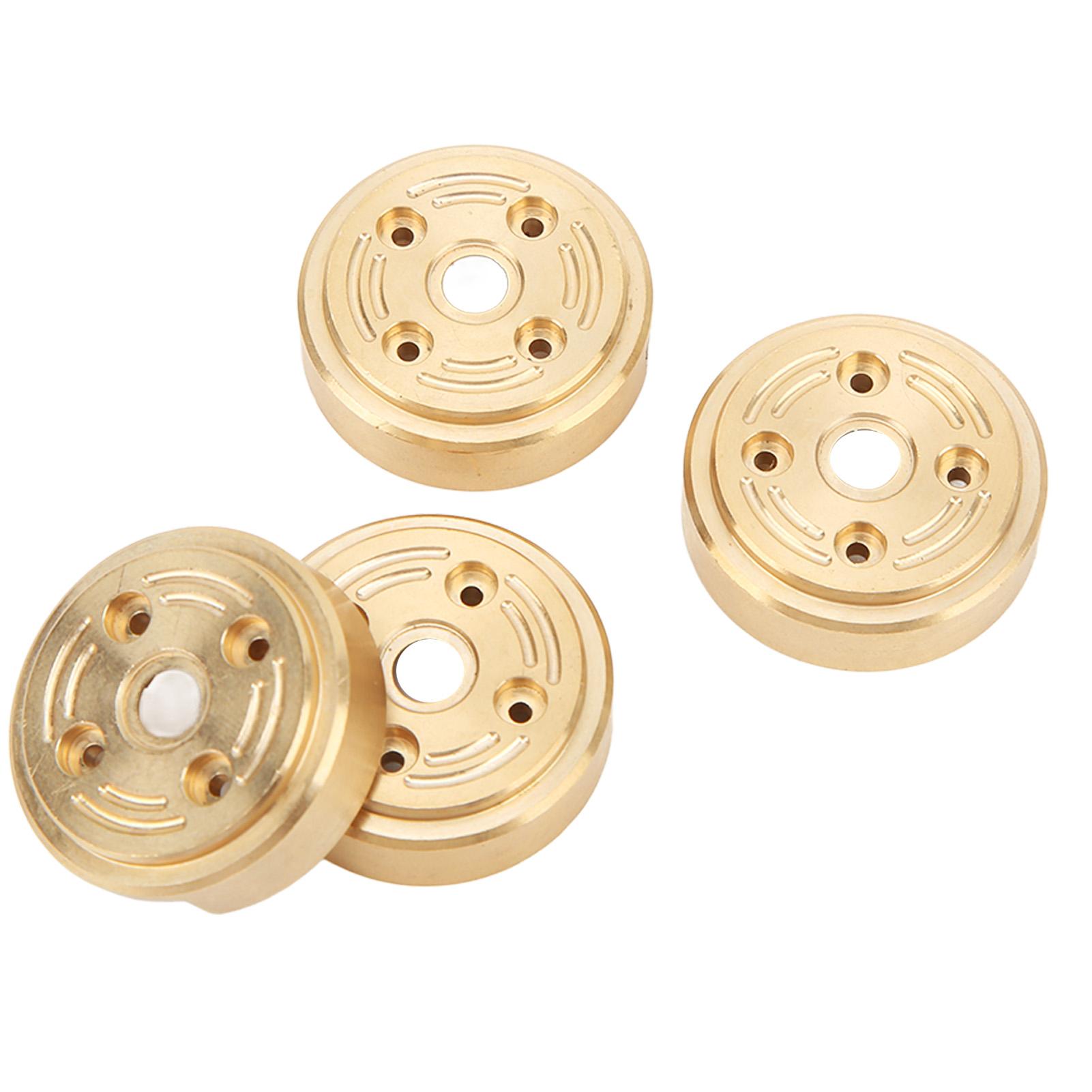 

4 шт. Латунні вантажі для коліс RC, передні/задні маточини коліс, противага, оновлені деталі для FMS FCX24