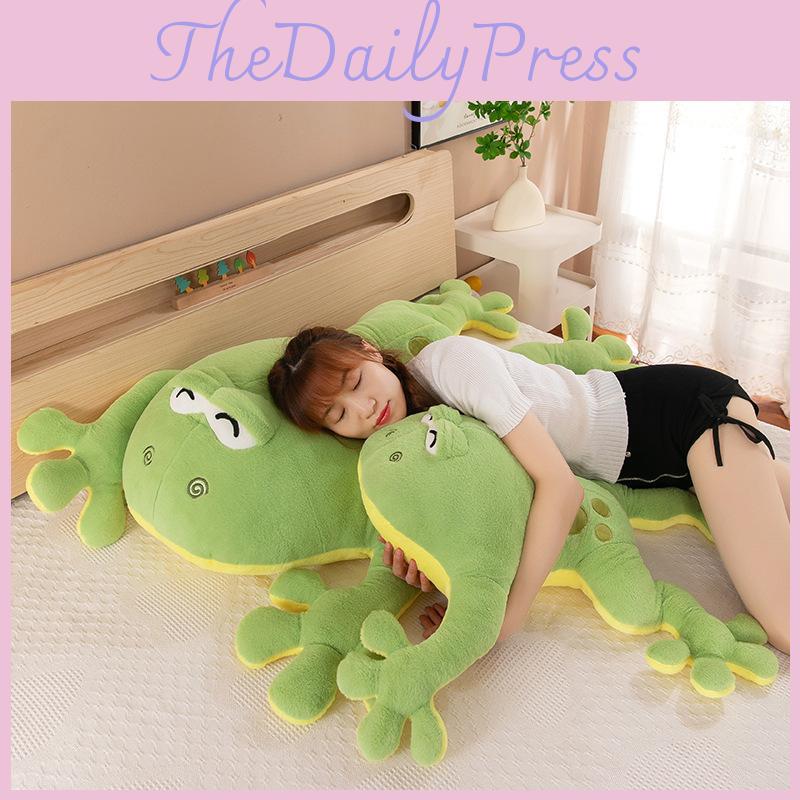 Frog Posture Lying Funny Doll Pp Cotton Childrens Bedroom Decor Gifts For