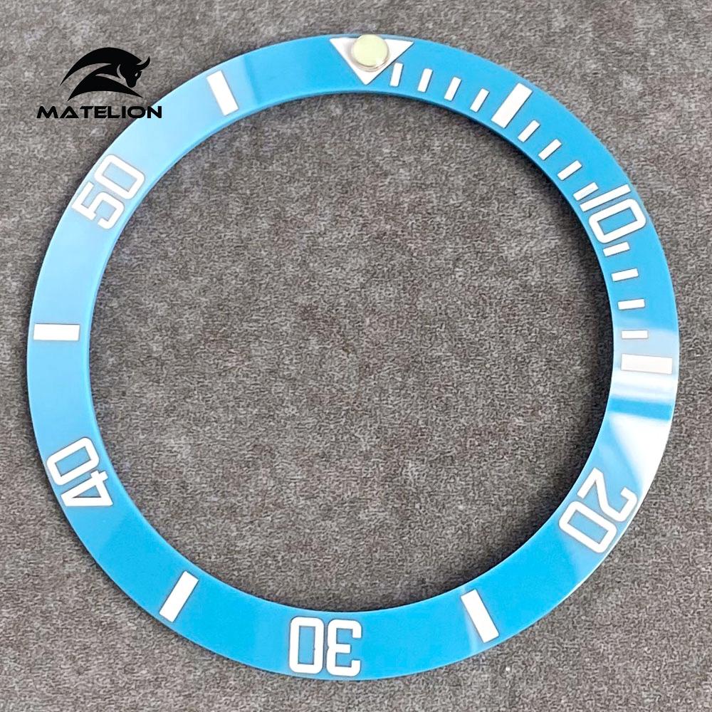 MATELION 38 мм керамический сплав часы безель вставка кольцо наклонная посадка 40 — фото 37