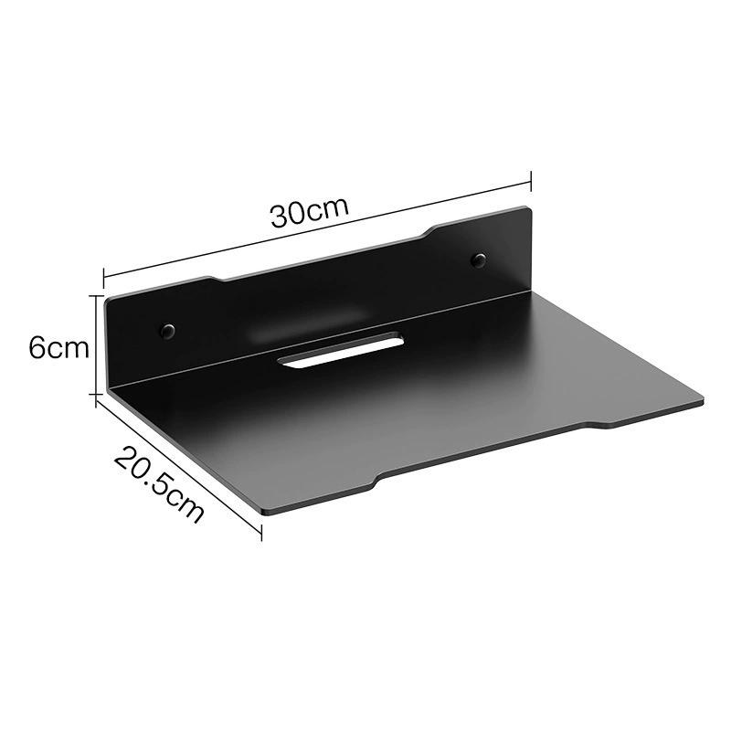 

Настенная перфорированная полка для хранения, полка для размещения проектора, роутера, камеры, органайзер для хранения в гостиной