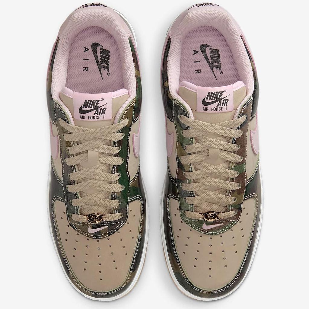 Nike Air Force 1 Low Desert Foam Size Retro, Khaki/Black/White/Pink HQ1967-200, 26.5cm