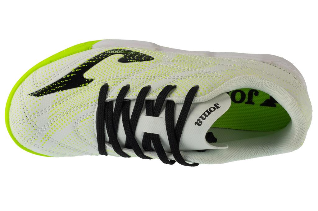 Joma Evolution Jr 25 EVJW IN, für Jungen weiß Hallenfußballschuhe