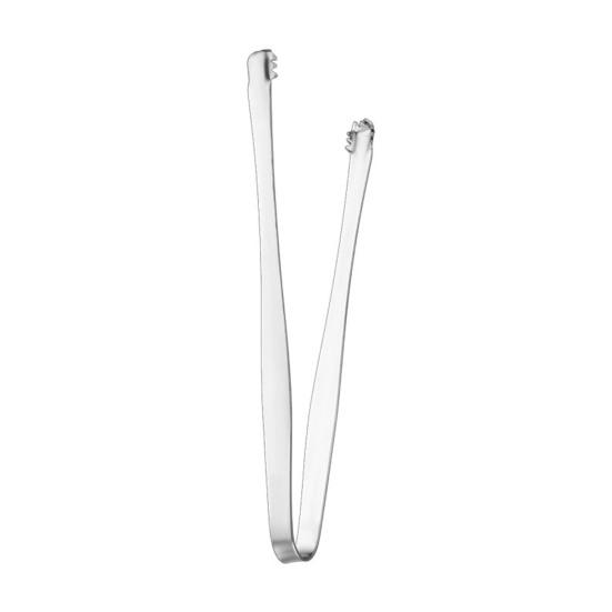 huaqianguhh Stainless Steel Ice Clamp, with Anti-Slip Serrated, Multi Purpose Serving Utensil, for Cubes Sugar Coffee Bar Use