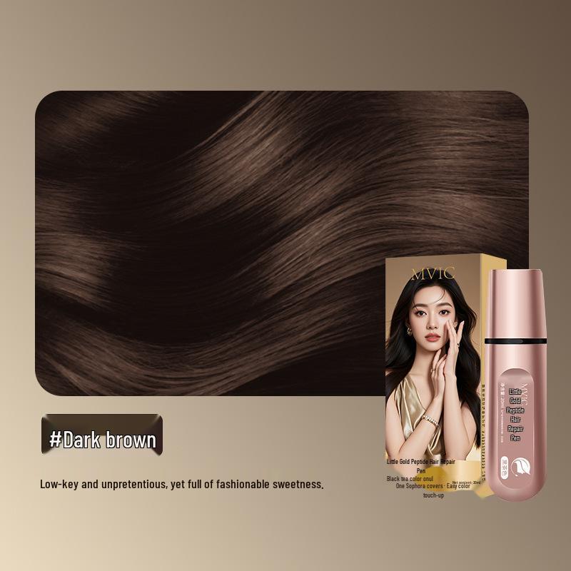 MVIC Пептидный маркер для окрашивания волос: Быстрое, натуральное закрашивание седины, без повреждений, стойкий цвет