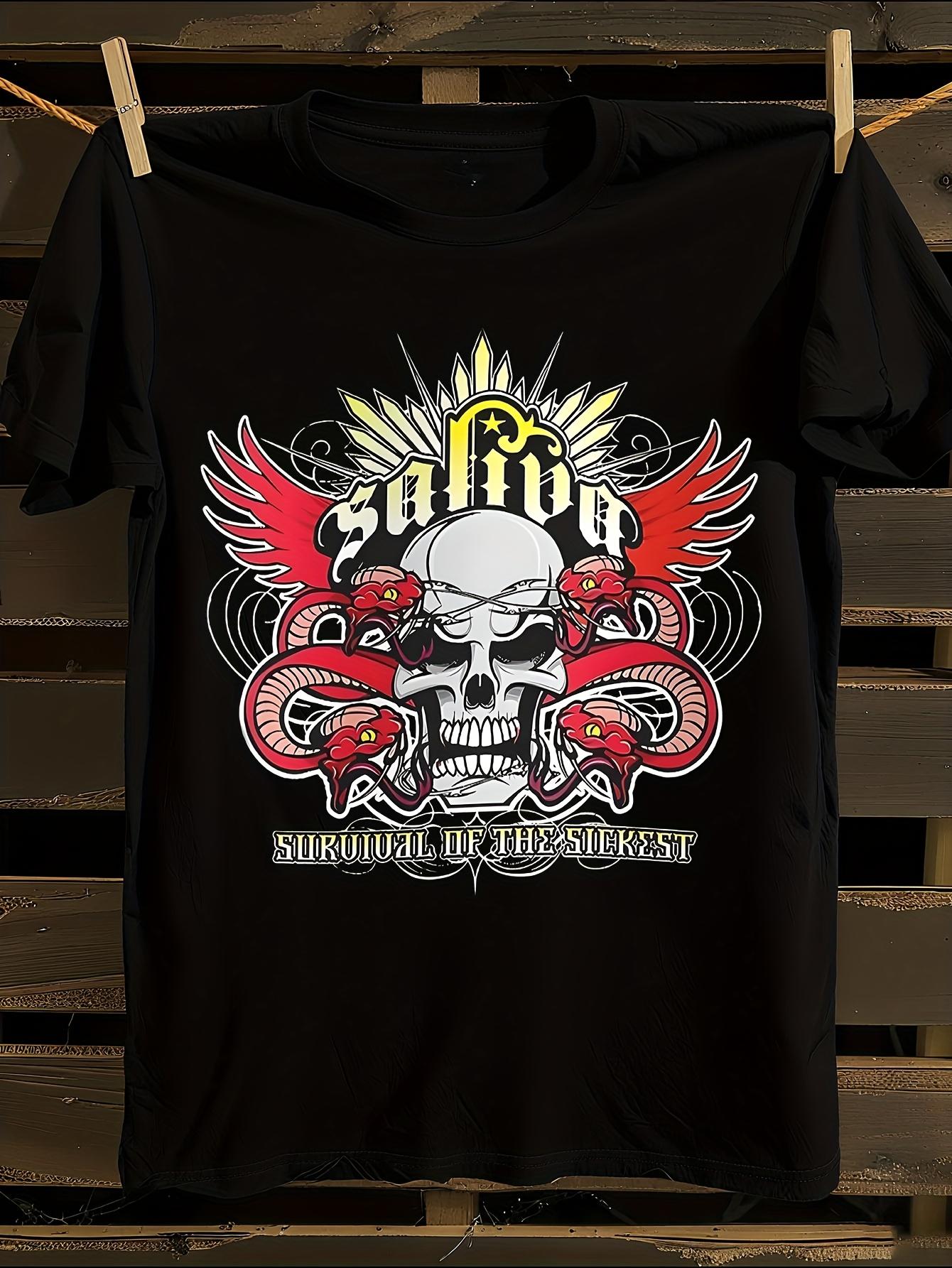 Saliva Official Tour Merchandise Graphic T-shirt M