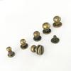 10pcs Round Hat Bag Brass Nail Leather Craft Monk Head Screws Clothes/Bag/Shoes Garment Rivets