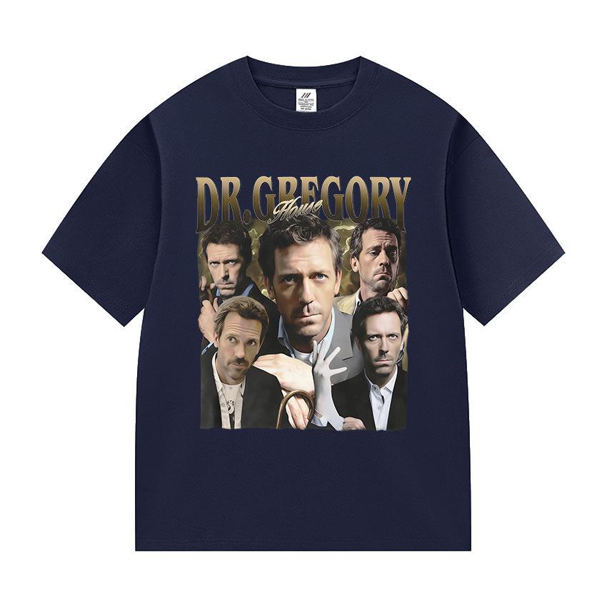90s Vintage Dr Gregory House Md Funny Graphic T Shirt Mens ONeck High Quality Fashion Tshirts Summer Oversized Cotton Tshirt