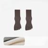 Male Autumn and Winter Leisure Sports Sweat Absorption Antibacterial Deodorization in The Tube Five Finger Socks