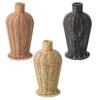 Faux Rattan Woven Florals Vase for Dried Flower Holder Imitation Wicker Vase Container Farmhouses Centerpieces Decors