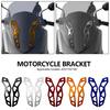 2Pcs CNC Aluminum Alloy Windshield Bracket for ADV160 Wear-resistant Durable Motorcycle Windscreen Mount Modification Parts