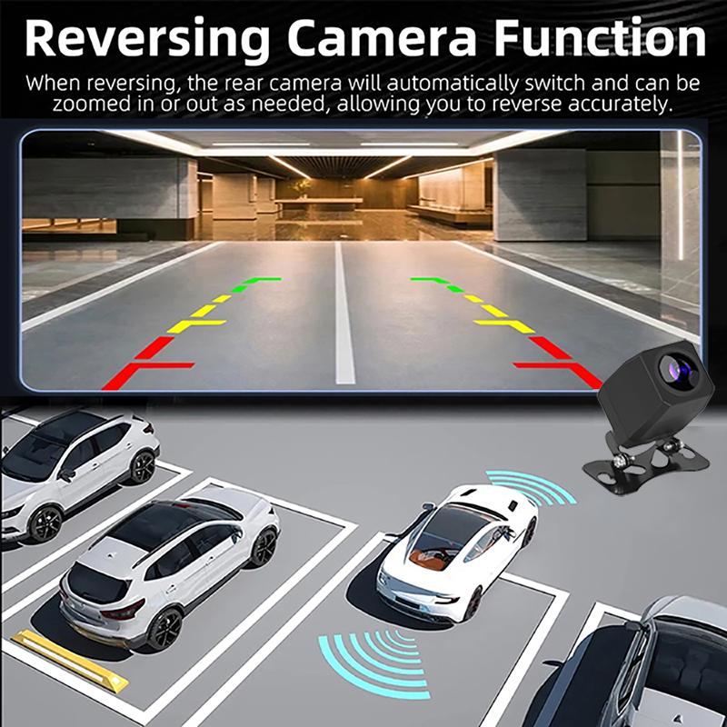 4K Dash Cam for Cars WIFI GPS Dual Lens With 1080P Dashcam Night Vision Rear View Camera for Vehicle Black Box Car Accessories