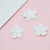 30Pcs Multicolored Fabric Flower Appliques 2CM Flower Charm Hair Accessories For Handmade Hat Bag Clothing Embellishment