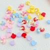 50Pcs/Bag Cute Resin Small Mushroom Flat Back Ornament Jewelry Making Manicure Hairwear Accessorie DIY Material