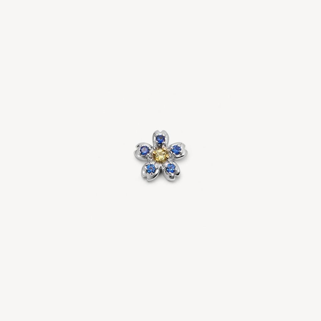 Inspired Style Heart Zircon Gemstone Pendant Necklace with Diamond Flower Clavicle Chain for Women