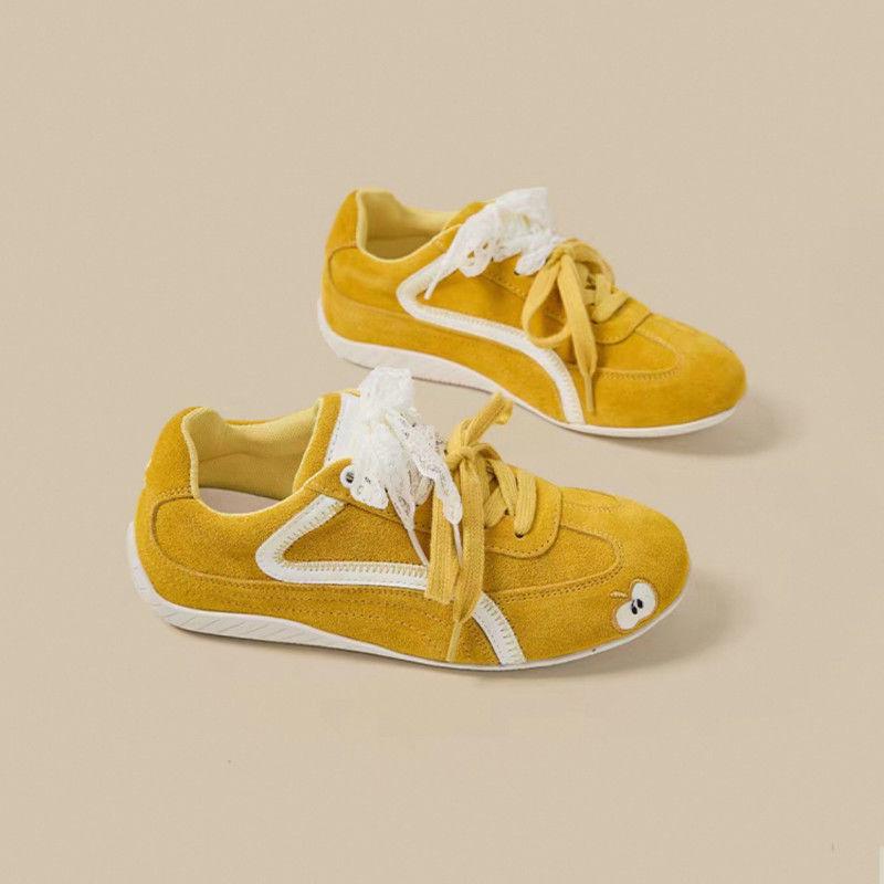 Amerikanische Retro Casual Sports Damen Schuhe Sommer neu Hongkong Stil flachsohlig Deutsche Trainingsschuhe